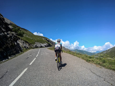 High up on the Galibier