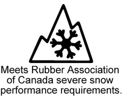 Winter Tire Three Peaked Mountain Symbol