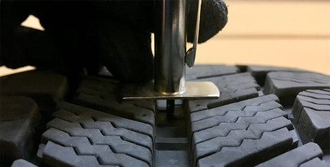 How to measure tire tread with tread depth gauge