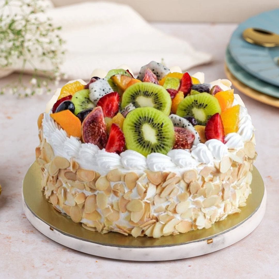Fresh Fruit Cake | Delicious fresh fruit cake online – BakersG India