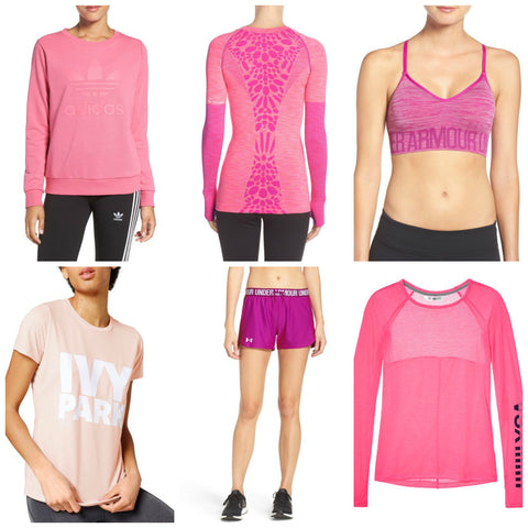 Breast Cancer Pink Workout Clothes