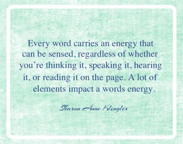 words have energy 