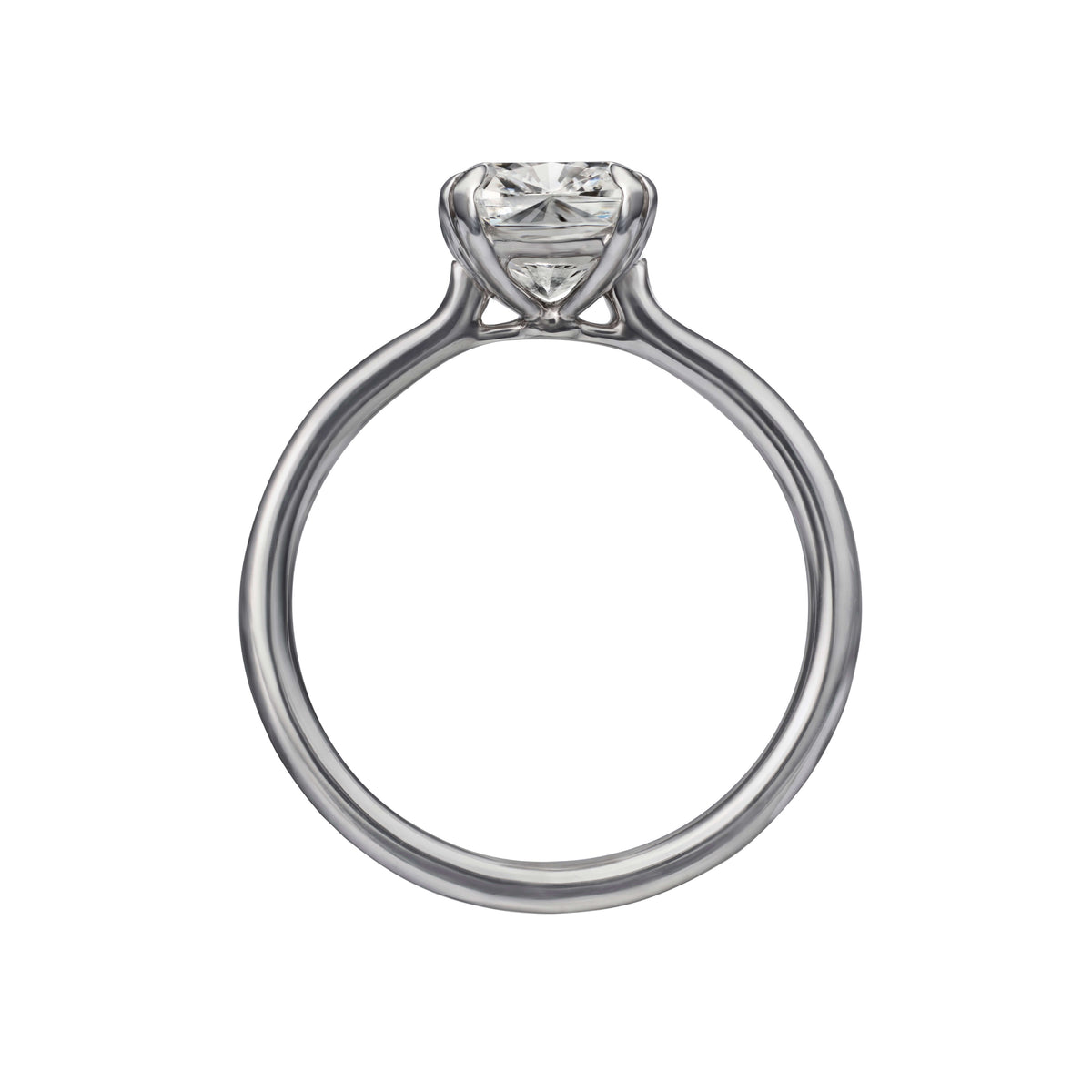 2.02 Carat Cushion Cut Solitaire 