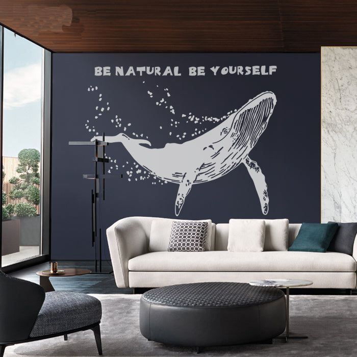 whale wall decal