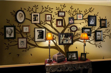 family photo display wall decal