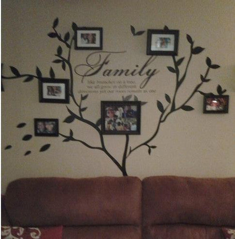 family photo wall decal
