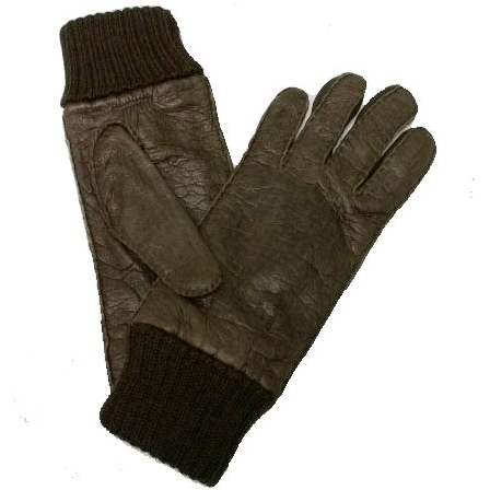 alpaca leather gloves