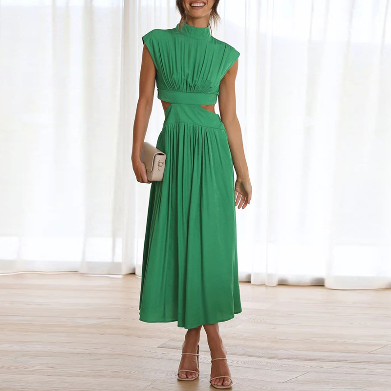 Cyclopen Ecologie staking Olvie™ - Groene jurk - Comfortabel en elastisch