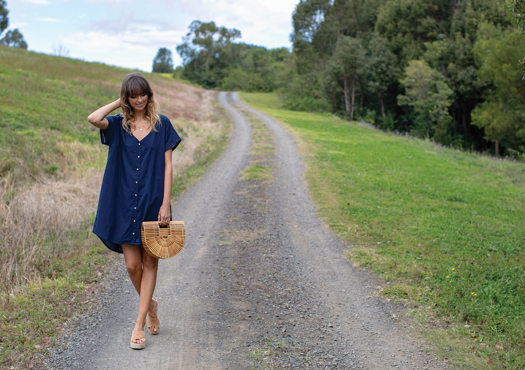 sophie dress navy