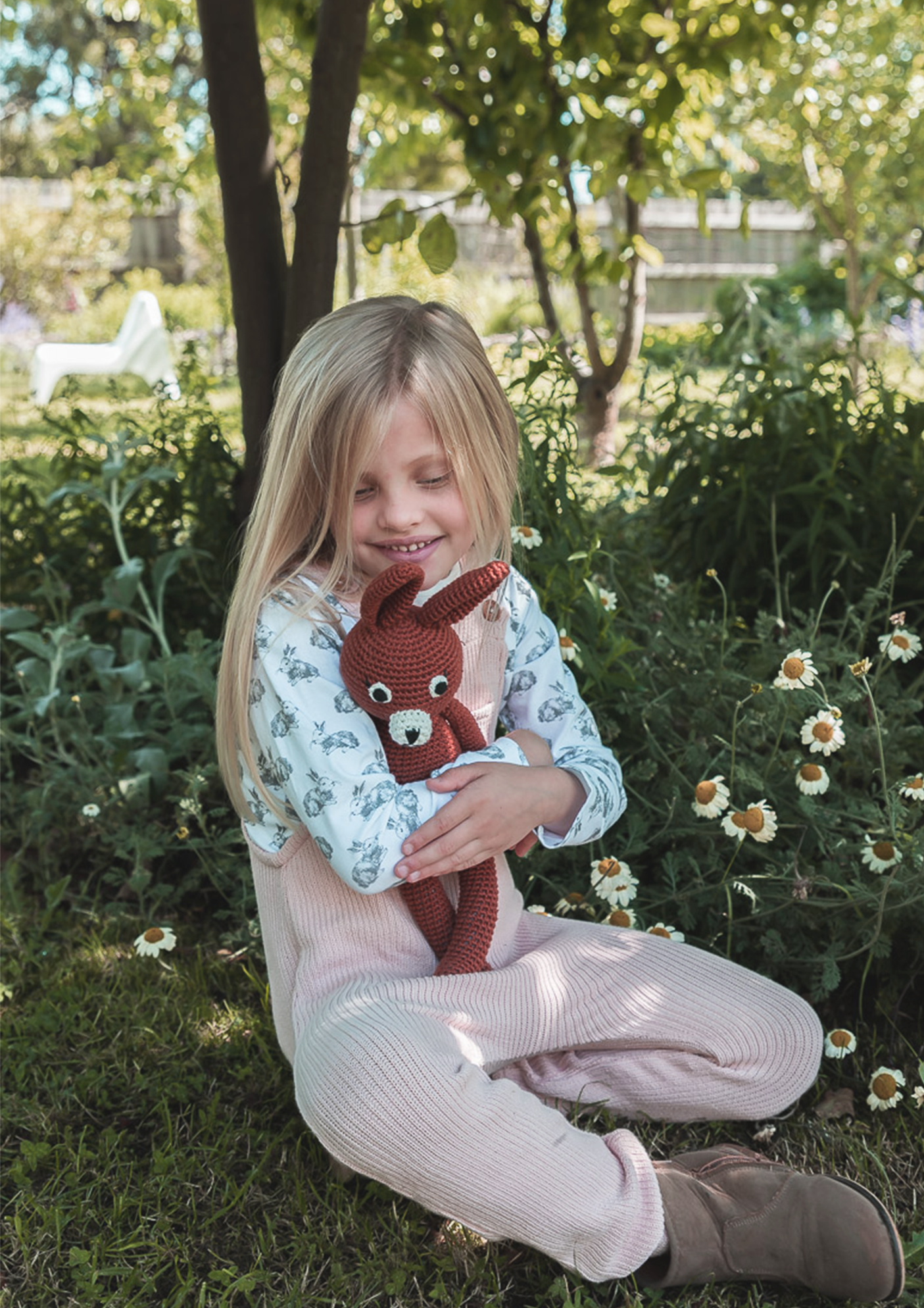 dusty pink rib knit overalls