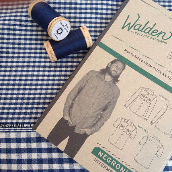 Colette Negroni Men's Shirt Sewing Pattern