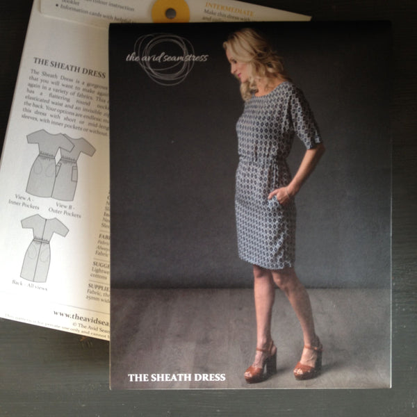 The Avid Seamstress Sheath Dress Sewing Pattern