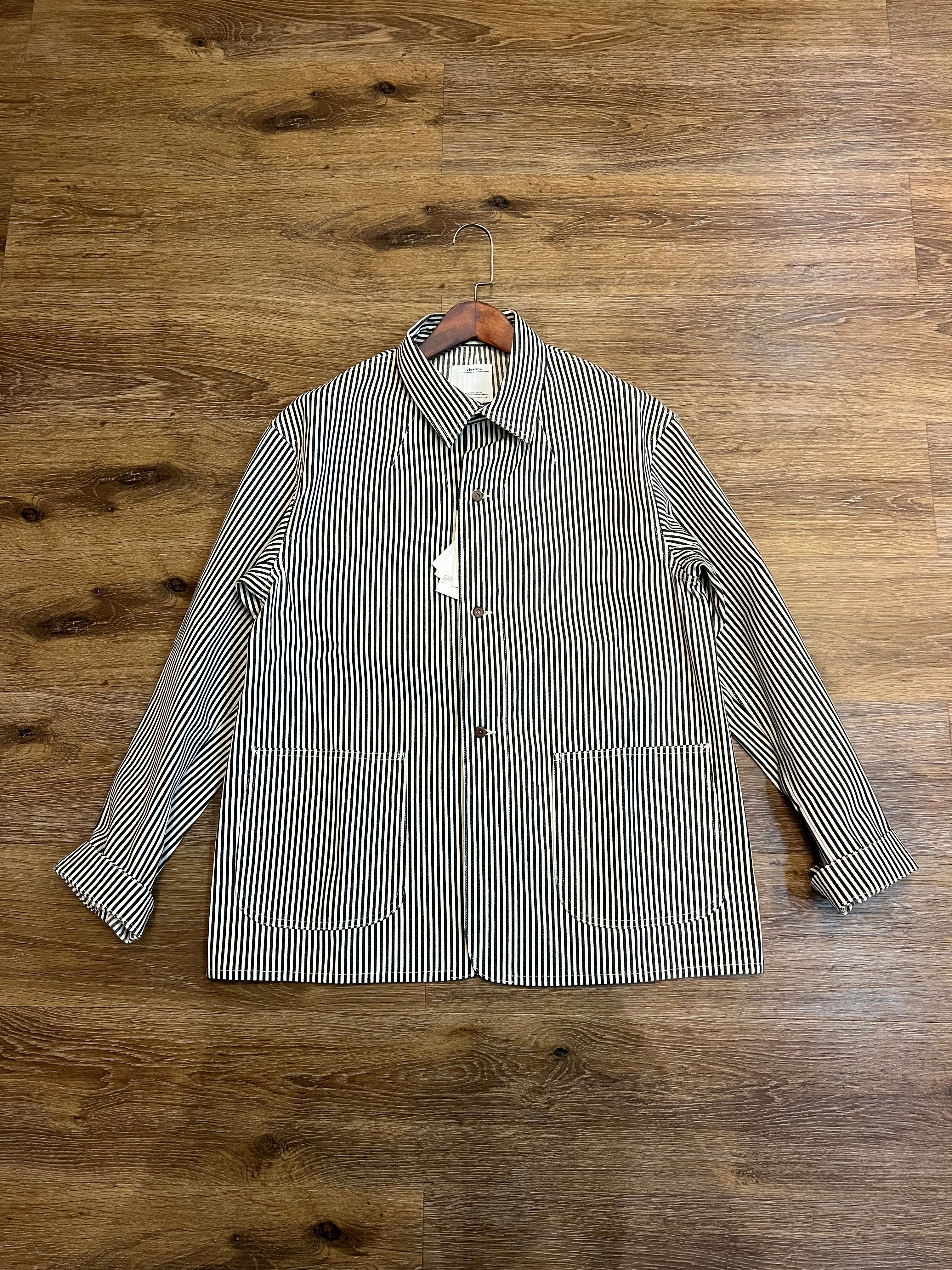 日本入荷 最終値下げvisvim22SSCOVERALL HICKORY UNWASHED