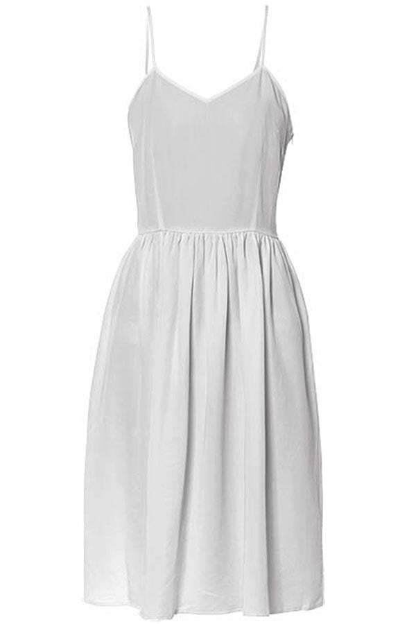 white 1 piece dress