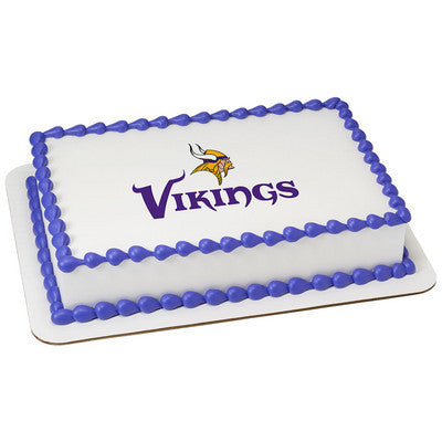 NFL Minnesota Vikings Photo Cake