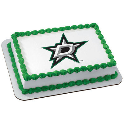 NHL Dallas Stars Photo Cake