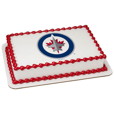 NHL Winnipeg Jets Photo Cake