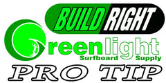 How to build a surfboard Greenlight Method