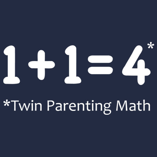 Twin Parenting Math 1 1 4 T Shirt Twin T Shirt Company