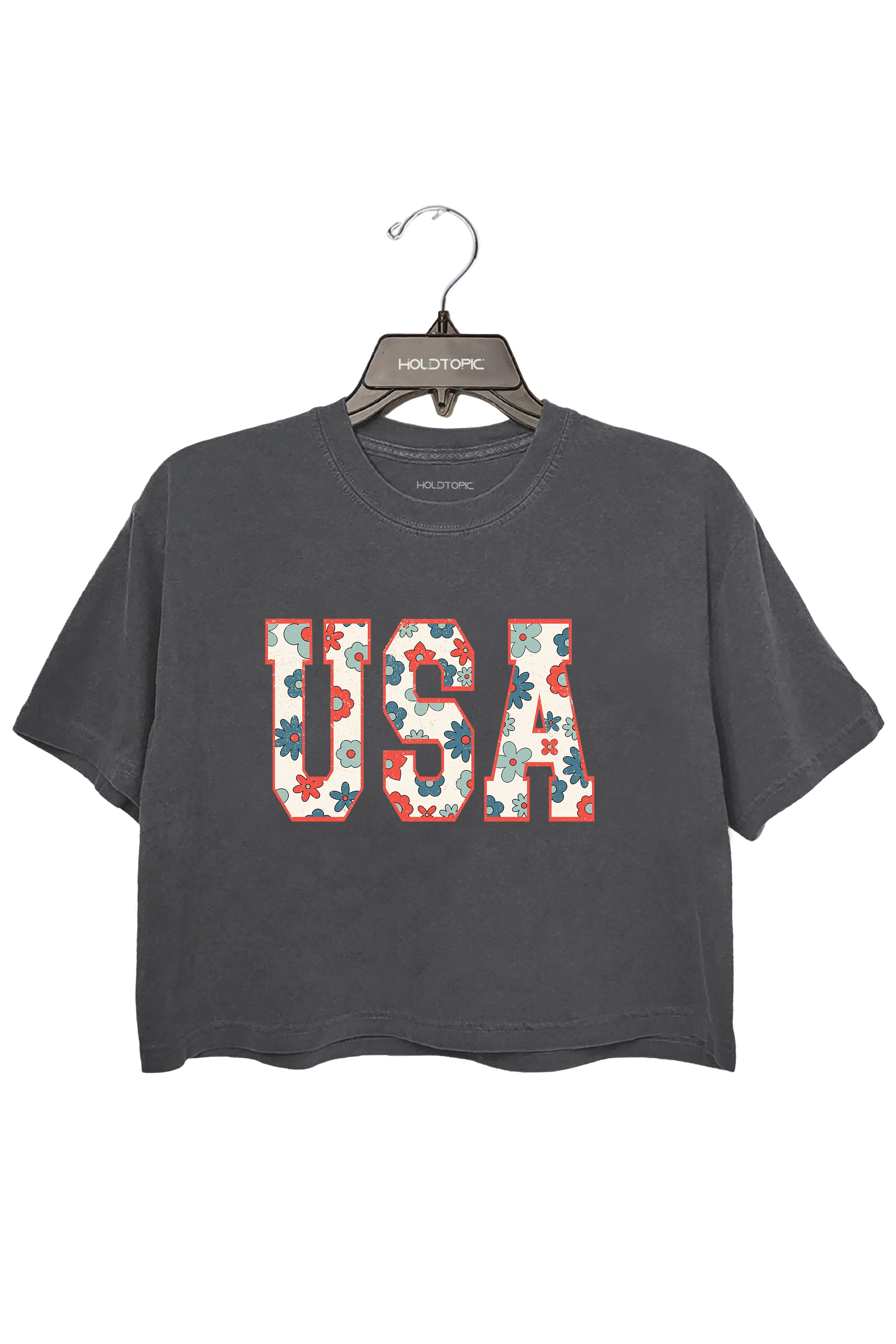USA Crop Top For Women holdtopic