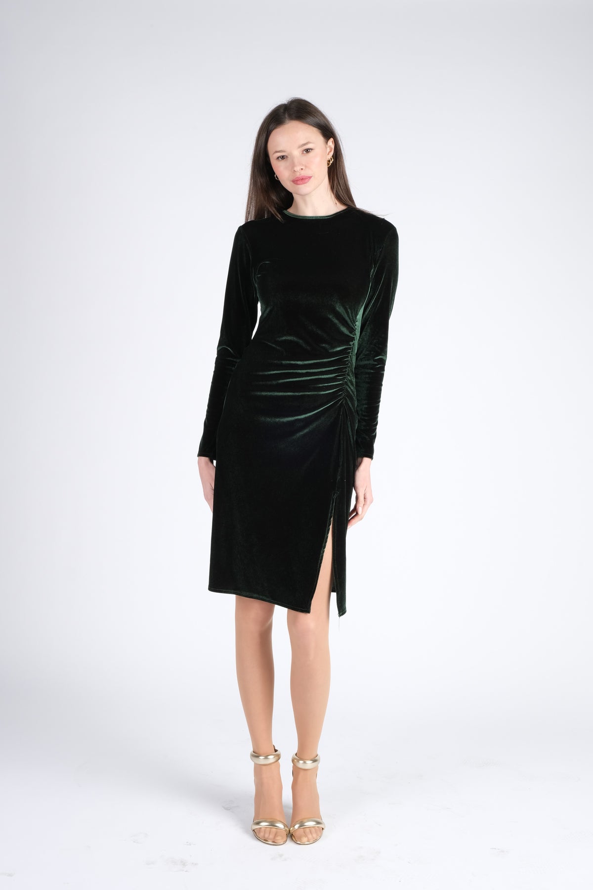 Midi Velvet Dress