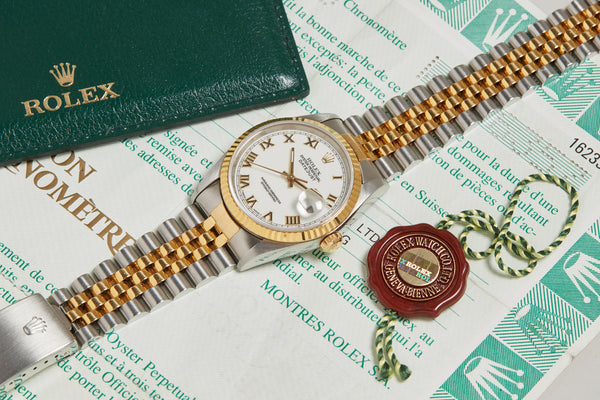 Rolex Oyster Perpetual Datejust 'Shantung' 1995 – Foundwell