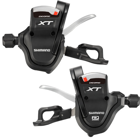 Shimano Deore XT M780 10-Speed Shifter Pods Front & Rear - Sky