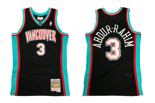 vancouver grizzlies black jersey