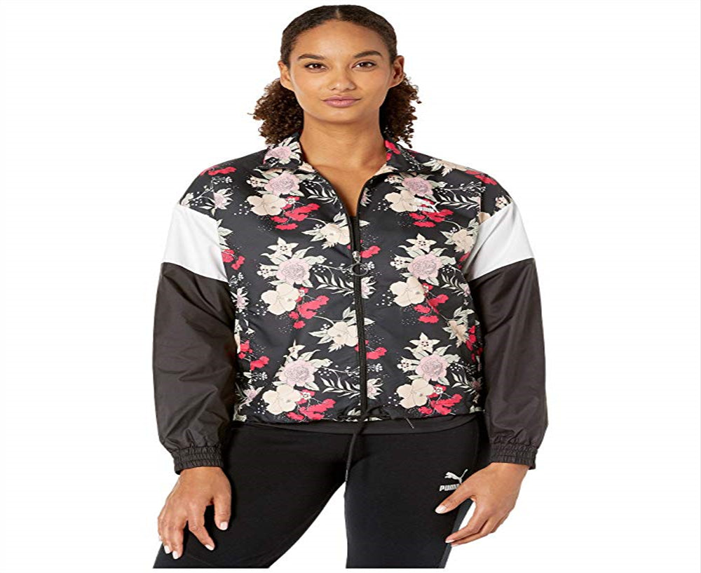 PUMA Women's Trend All Over Print Woven Jacket Black Size XS – The Clymb