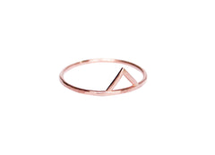 Rose Gold Spike Ring