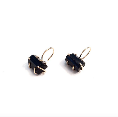 Black Tourmaline Earrings