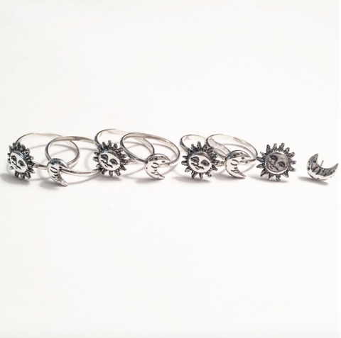 Sun and Moon Jewelry by Stefanie Sheehan