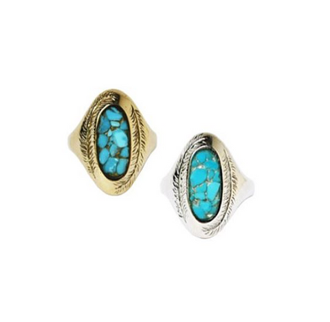 Paradise Rings with Turquoise