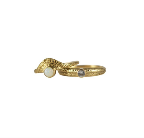 14K gold rings by Stefanie Sheehan