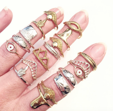 Rings by Stefanie Sheehan