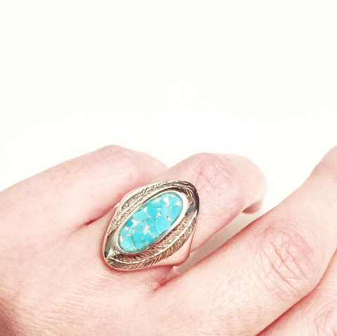 Turquoise Inlay Ring 