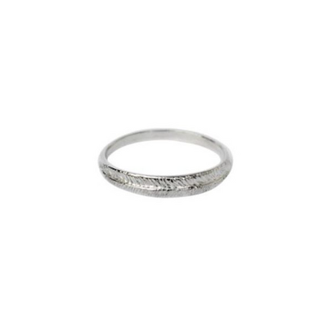 Sterling Silver Single Palm Ring by Stefanie Sheehan