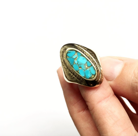 Paradise Ring with Turquoise