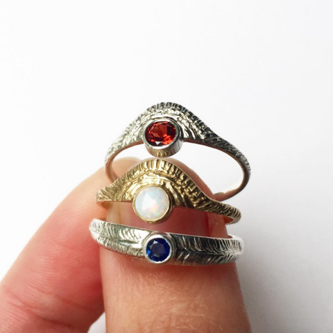 Red White & Blue Rings