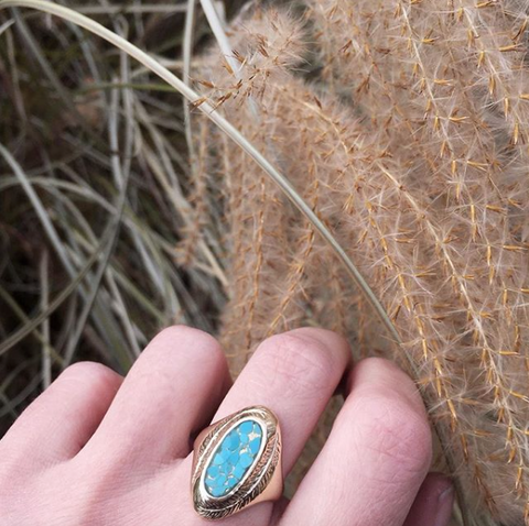 Paradise Ring with Turquoise