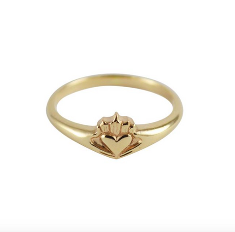 14K gold Claddagh Ring