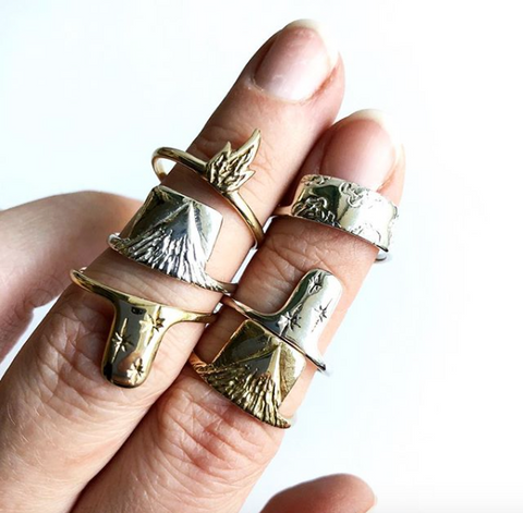 nature inspired rings