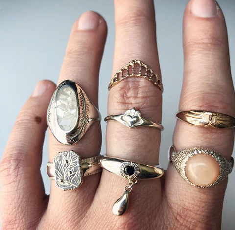 rings by Stefanie Sheehan