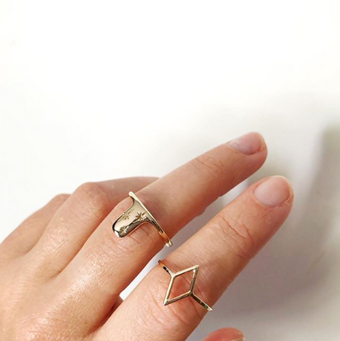 14K gold rings