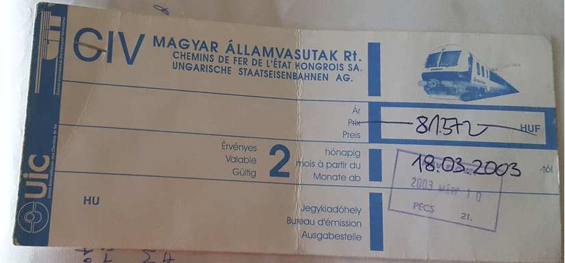 couterfeit eurorail tickets