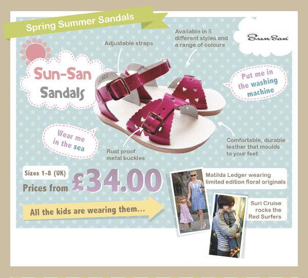 Sun-San Sandals…taking the globe by storm!