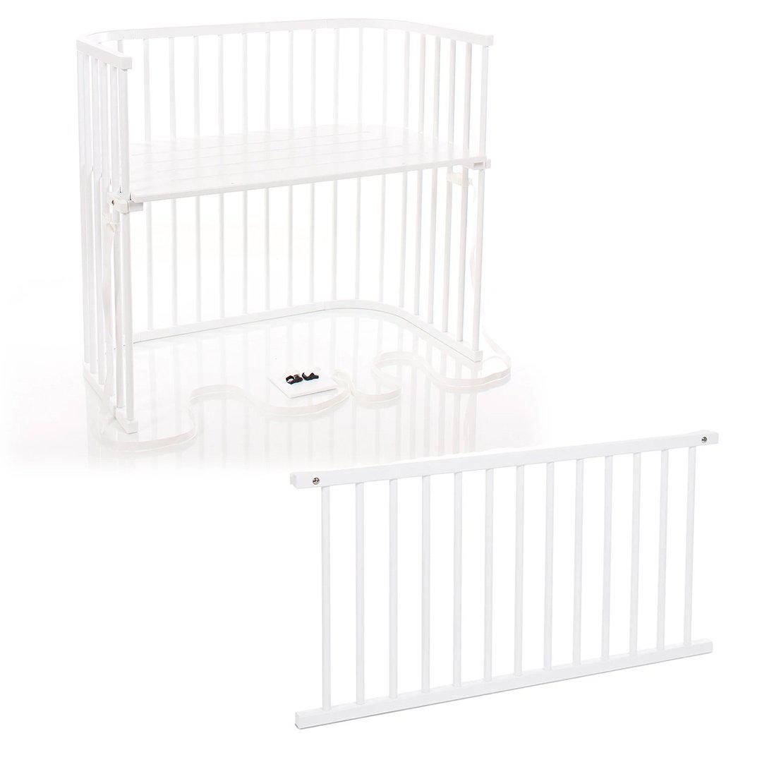 Babybay Boxspring Xxl Bedside Crib Side Rail Bright White