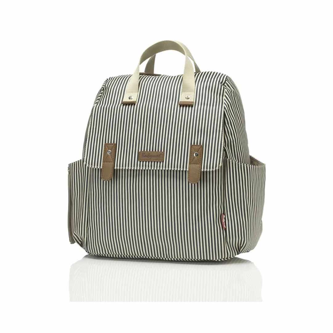 stripe changing bag