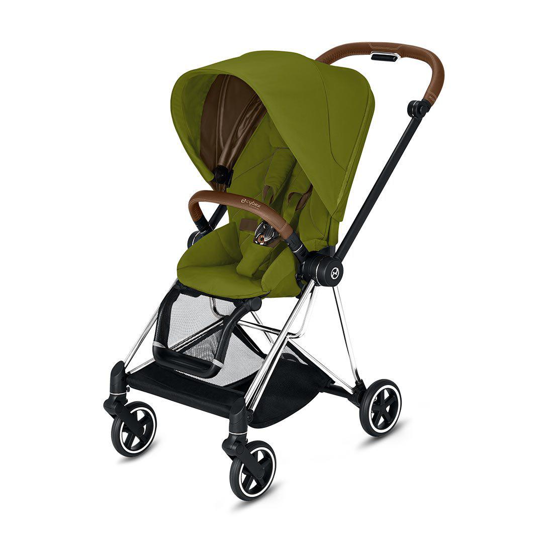 khaki pushchair