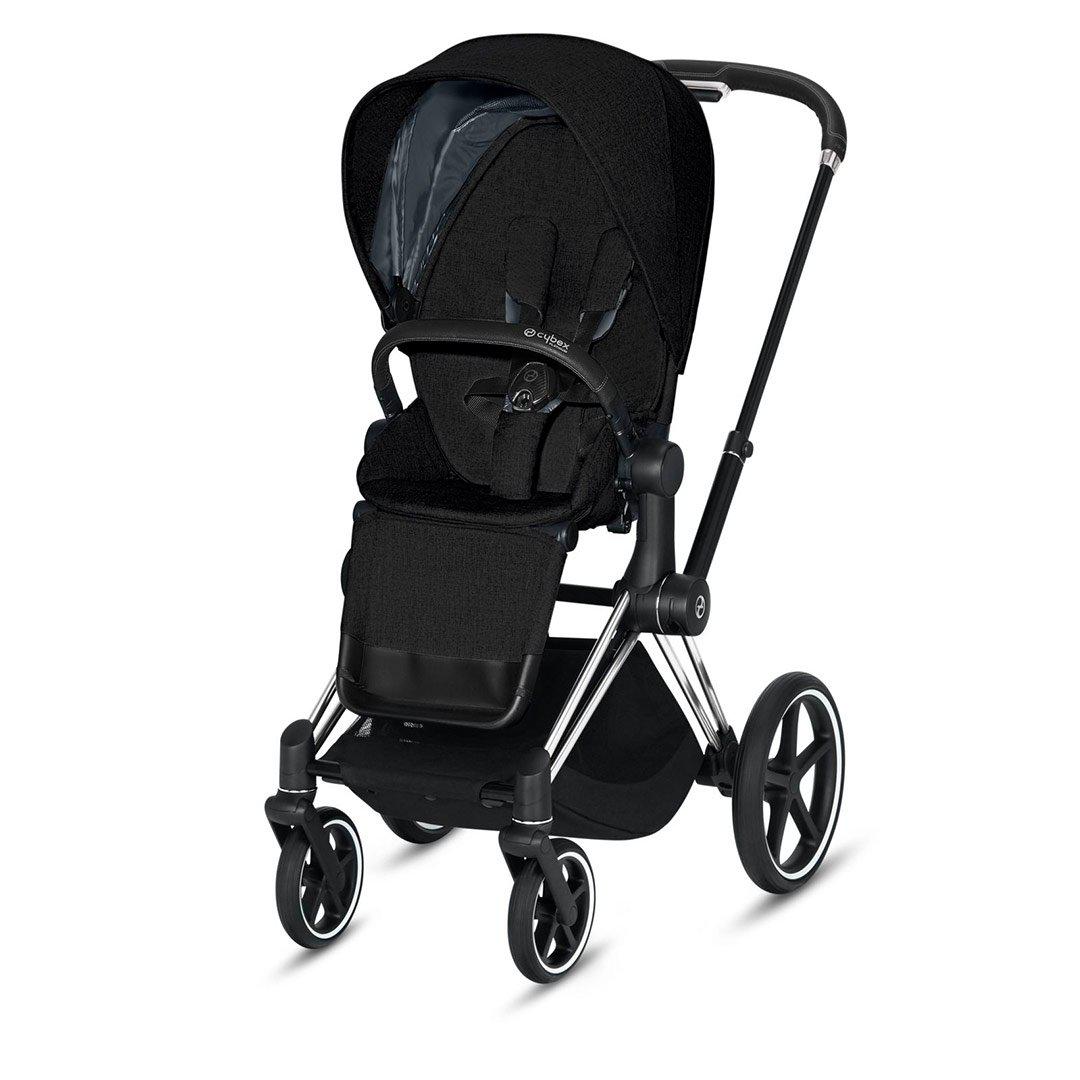 all black pushchair